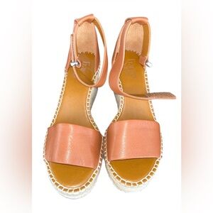 Franco Sarto Brown Platform Sandals